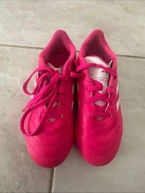 adidas Women's Hot Pink Lace-Up Sneakers